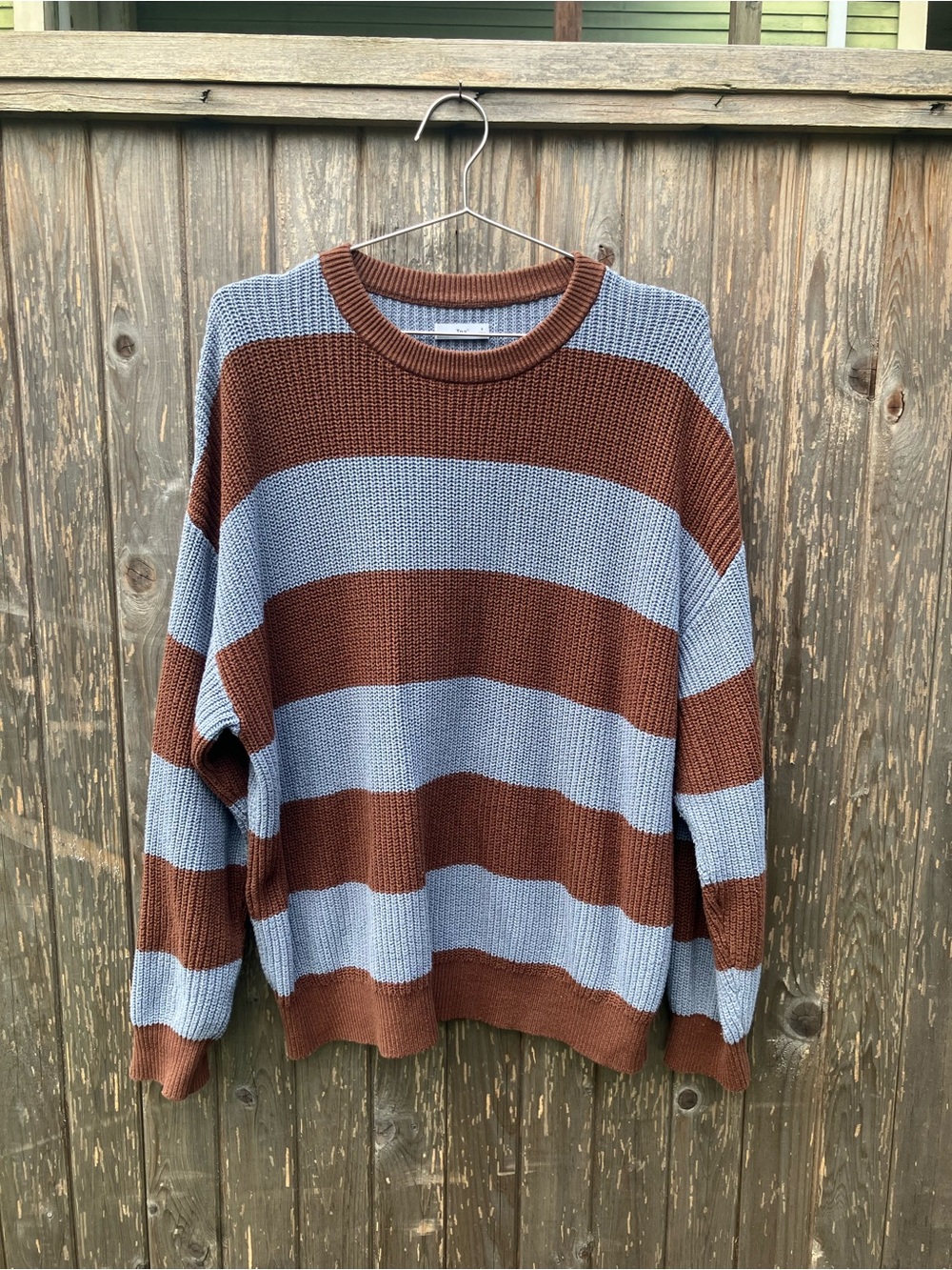 TNA striped sweater